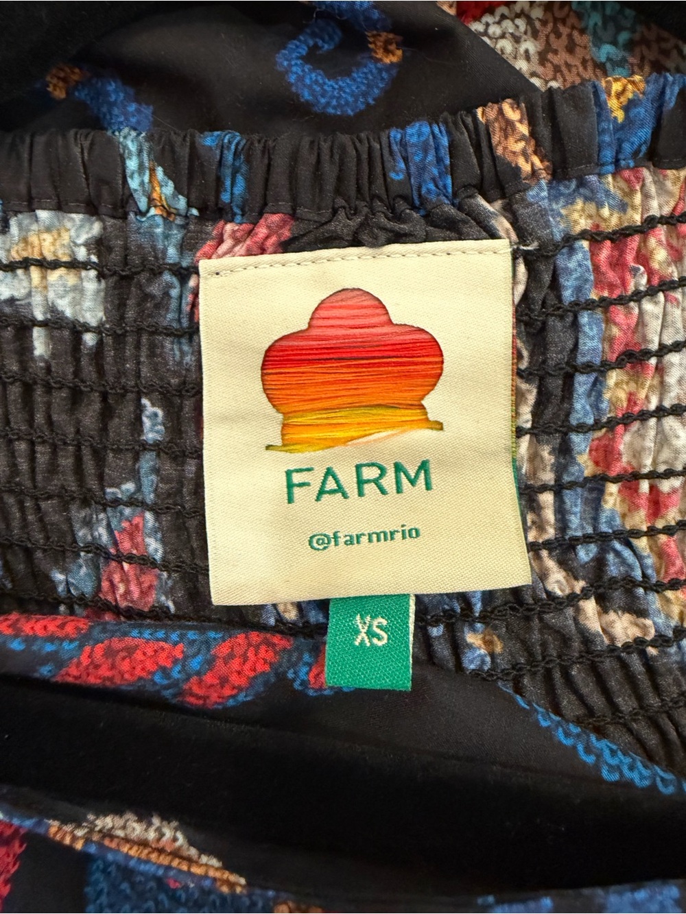 FARM Rio women’s black/ Multi-Color dress